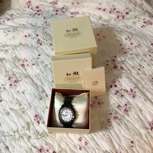 Coach Boyfriend Watch, Black Brand New with Tags!